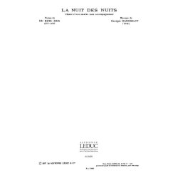 Georges Dandelot: La Nuit des Nuits (Choral-Mixed a cappella)