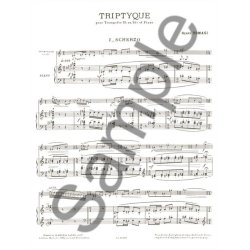 Henri Tomasi: Triptyque (Trumpet & Piano)