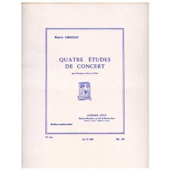 Marius Constant: 4 Etudes de Concert (Percussion & other instrument(s))