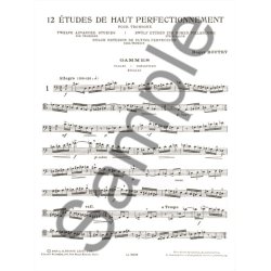 Roger Boutry: 12 Etudes de haut Perfectionnement (Trombone solo)