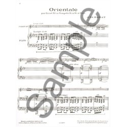 Jacques Ed. Barat: Orientales (Trumpet & Piano)