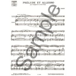 Anthony Donato: Pr&eacute;lude Et Allegro (Trumpet)