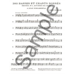 Challan H: 380 basses et chants donnes vol.01:accord des 3 sons 1a textes