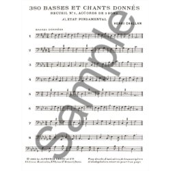 Challan H: 380 basses et chants donnes vol.01:accord des 3 sons 1a textes
