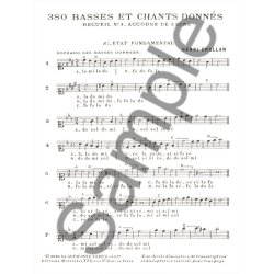 Henri Challan: 380 Figured Bass Exercises (1b)