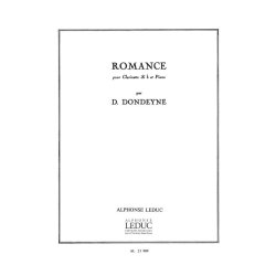 D&eacute;sir&eacute; Dondeyne: Romance (Clarinet & Piano)
