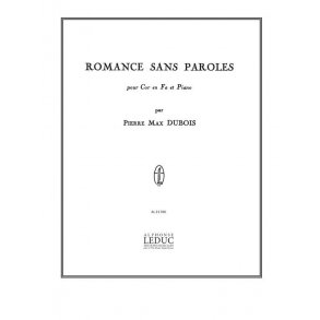 Pierre Max Dubois: Romance sans Paroles (Horn & Piano)