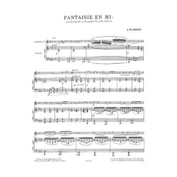 Jacques Ed. Barat: Fantaisie In E Flat Minor (Trumpet And Piano)