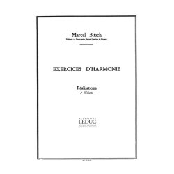 Bitsch Exercices D'harmonie Volume 2 Realisations Bl839 Book