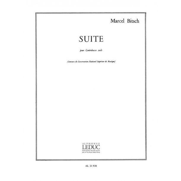 Marcel Bitsch: Suite (Double Bass solo)