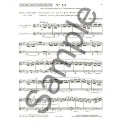 Paul Jeanjean: 25 Etudes techniques et m&eacute;lodiques Vol.2 (Clarinet solo)