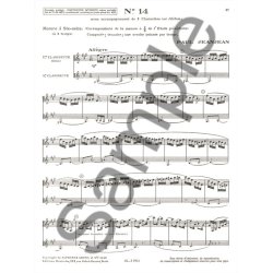 Paul Jeanjean: 25 Etudes techniques et m&eacute;lodiques Vol.2 (Clarinet solo)