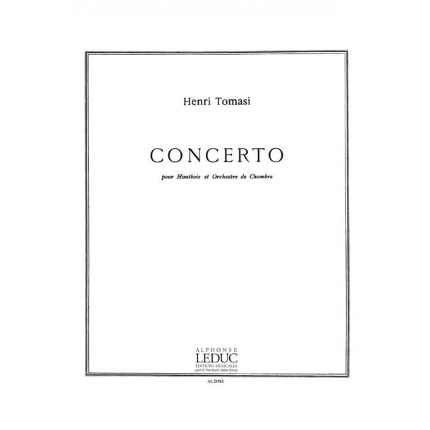 Henri Tomasi: Concerto (Oboe & Piano)