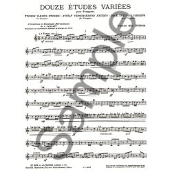 Pierre Max Dubois: Douze Etudes Vari&eacute;es (Trumpet)