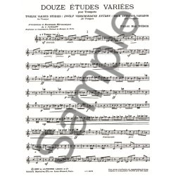 Pierre Max Dubois: Douze Etudes Vari&eacute;es (Trumpet)