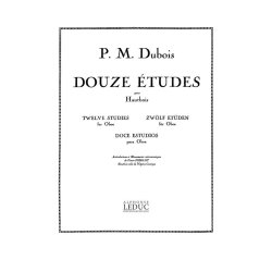 Pierre Max Dubois: 12 Etudes (Oboe solo)