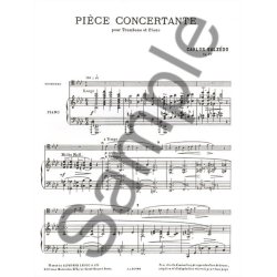 Carlos L&eacute;on Salz&eacute;do: Pi&egrave;ce concertante Op.27 (Trombone & Piano)