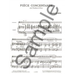 Carlos L&eacute;on Salz&eacute;do: Pi&egrave;ce concertante Op.27 (Trombone & Piano)