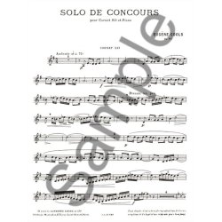 Eug&egrave;ne Cools: Solo de Concours Op.84 (Bb trpt) (Trumpet & Piano)