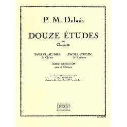 Pierre Max Dubois: 12 Etudes (Clarinet solo)