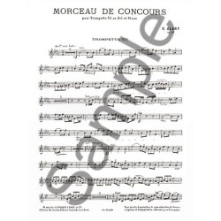 Georges Alary: Morceau de Concours (Trumpet & Piano)