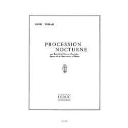 Tomasi Henri Procession Nocturne Cuivres Percussion Voice Score Bl841