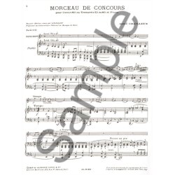 Andr&eacute; Chailleux: Morceau de Concours (Trumpet & Piano)