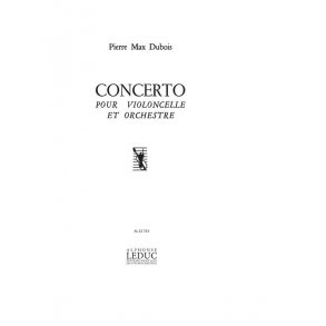 Pierre Max Dubois: Concerto (Cello & Piano)