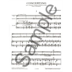Jacques Cast&eacute;r&egrave;de: Concertino (Trio - Brass)