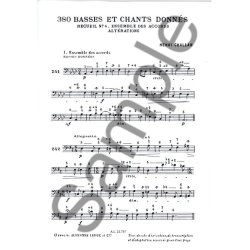 Challan 380 Basses Et Chants Donnes Vol 6 Ens Accords Alterations 6a