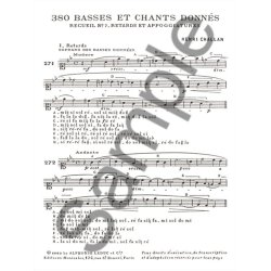 Henri Challan: 380 Figured Bass Exercises (7b)