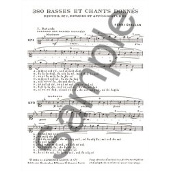 Henri Challan: 380 Figured Bass Exercises (7b)