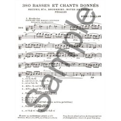 Challan 380 Basses Et Chants Donnes Vol 8 Broderies Passage Pedales 8b