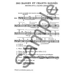 Challan 380 Basses Et Chants Donnes Vol 10 Chants Sur Notes 10b Voice