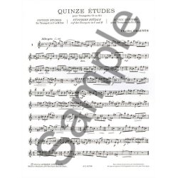 Charles Chaynes: 15 Etudes (Trumpet solo)