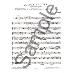 Charles Chaynes: 15 Etudes (Trumpet solo)