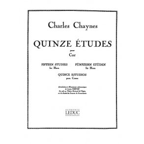 Charles Chaynes: 15 Etudes (Horn solo)