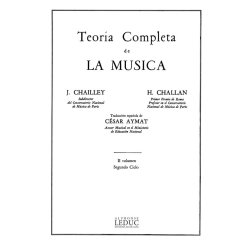 Chailley J Challan Teoria Completa De La Musica Volume 2 Bl844 Spanish
