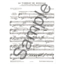 Henri Tomasi: Le Tombeau de Mireille (Flute-Piccolo & Piano)