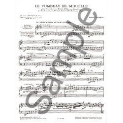Henri Tomasi: Le Tombeau de Mireille (Flute-Piccolo & Piano)