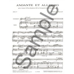 Guillaume Balay: Andante Et Allegro (Trumpet And Piano)