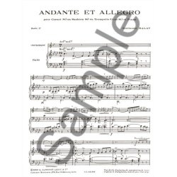Guillaume Balay: Andante Et Allegro (Trumpet And Piano)