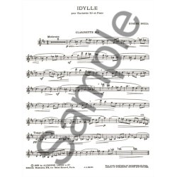 Eug&egrave;ne Bozza: Idylle (Clarinet & Piano)