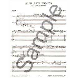 Eug&egrave;ne Bozza: Sur les C&icirc;mes (Horn & Piano)