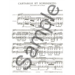 Philippe Gaubert: Cantabile et Scherzetto (Bb trpt) (Trumpet & Piano)