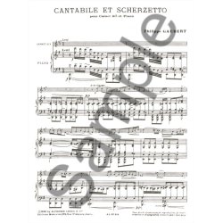 Philippe Gaubert: Cantabile et Scherzetto (Bb trpt) (Trumpet & Piano)