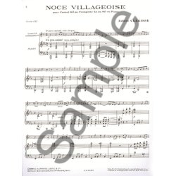 Robert Cl&eacute;risse: Noce villageoise (Trumpet & Piano)