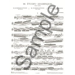 Eug&egrave;ne Bozza: 14 Etudes arabesques (Flute solo)