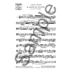 Bitsch 13 Lecons De Solfege En 5 Cles Melangees Sans Accomp Book