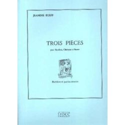 Jeanine Rueff: 3 Pi&egrave;ces (Trio - Woodwind)